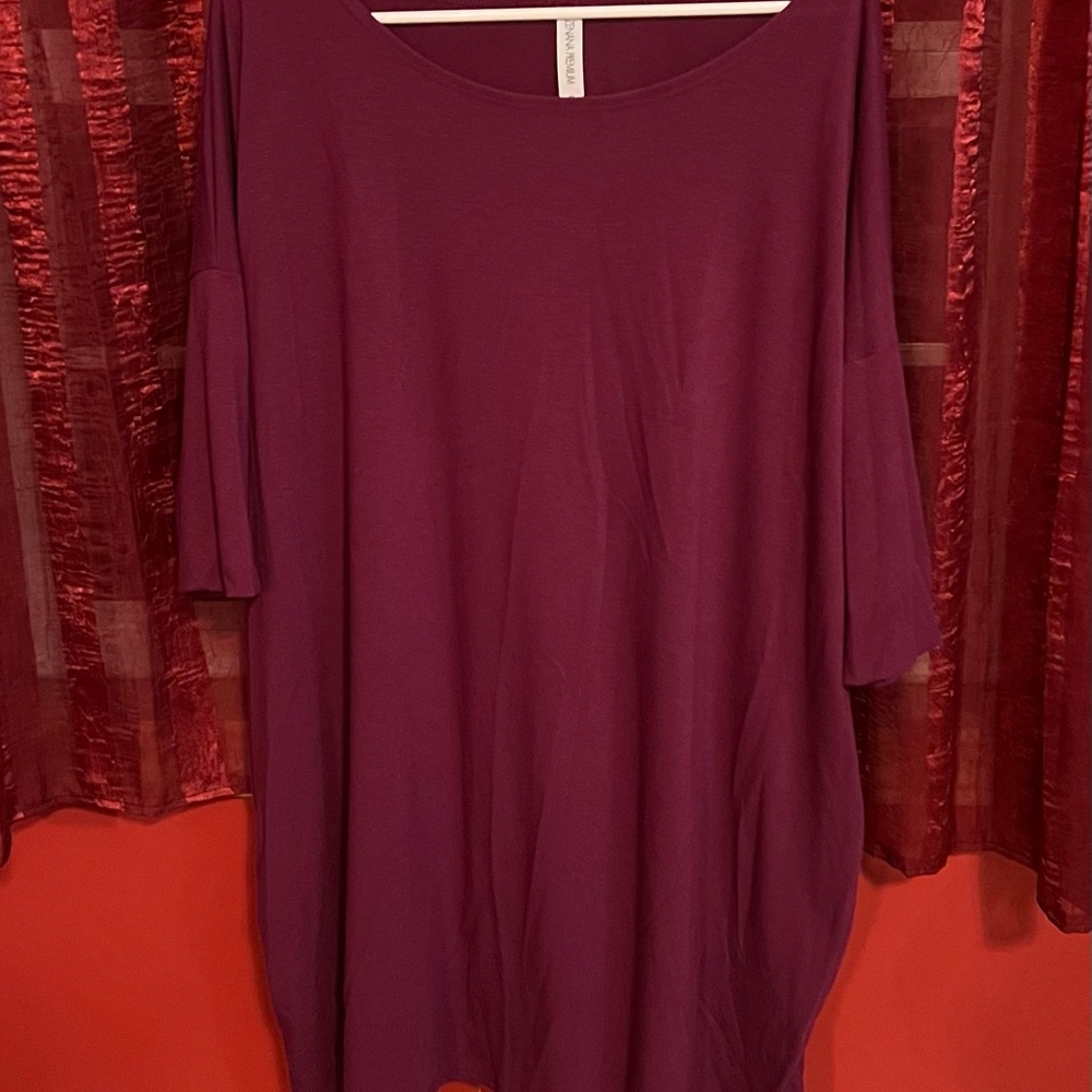 Zenana Outfitters Plum Tunic Top